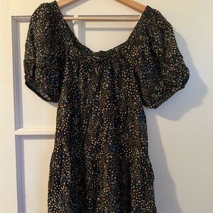 Wild Fable Black Floral Dress